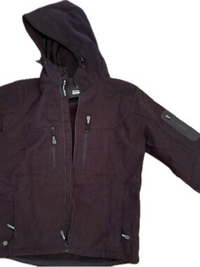 Rare Stormtech Men’s Corduroy Technical Hooded Jacket - Black